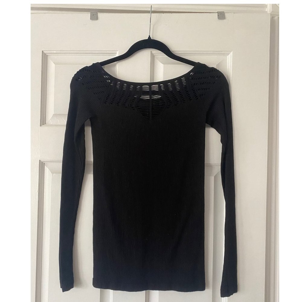 Free People Cut Out Long Sleeve